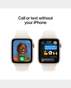Apple Watch SE (Gen 2) 40mm GPS Starlight Aluminium Case with Starlight Sport Band S/M - MXEF3