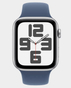 Apple Watch SE (Gen2) 40mm GPS Silver Case with Denim Sport Band S/M - MXEC3 In Qatar