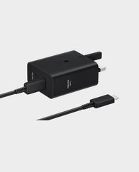 Samsung 50W Power Adapter Duo (2024) with USB-C to USB-C 5A Cable / Multi-device compatibility / 1.8m / Fast Charging / EP-T5020XBEGGB - Black
