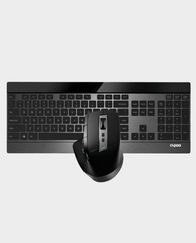 Rapoo 9900 M Multi-Mode Wireless Ultra-Slim English Keyboard & Mouse in Qatar