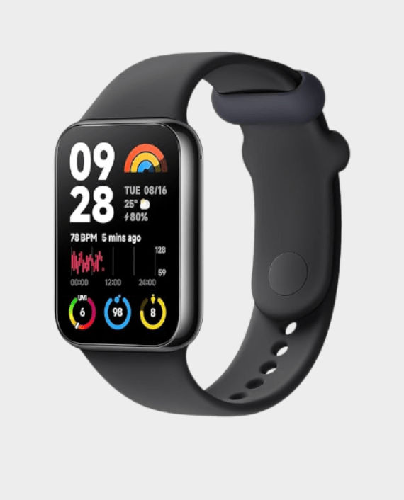 Buy Apple Watch Series 4 GPS 44mm Space Gray Aluminum Case with Black Sport Band MU6D2 in Qatar AlaneesQatar.Qa