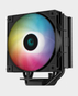 DeepCool AG400 Digital ARGB CPU Air Cooler | 4 Heat Pipes | 120mm Fluid Dynamic Bearing Fan | 500~1850 RPM Fan Speed | Intel LGA1700/1200/1151/1150/1155 | AMD AM5/AM4 | Real-Time Status Screen | R-AG400-BKADMN-G-1 - Black