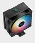 DeepCool AG400 Digital ARGB CPU Air Cooler | 4 Heat Pipes | 120mm Fluid Dynamic Bearing Fan | 500~1850 RPM Fan Speed | Intel LGA1700/1200/1151/1150/1155 | AMD AM5/AM4 | Real-Time Status Screen | R-AG400-BKADMN-G-1 - Black