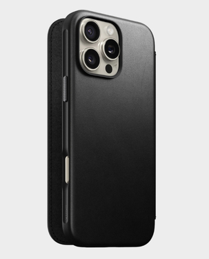 Nomad Modern Leather Folio | Apple iPhone 16 Pro Max | MagSafe in Qatar