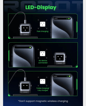 Ugreen Nexode RG 65 W USB C GaN Charger (CD361) - Black