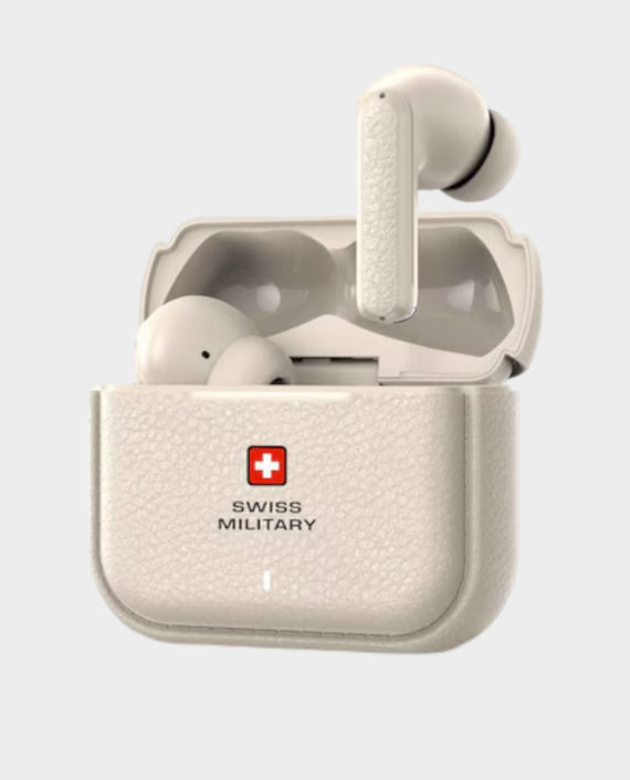 Swiss Military Victor RT75 Pro TWS With ANC/ENC - Cream
