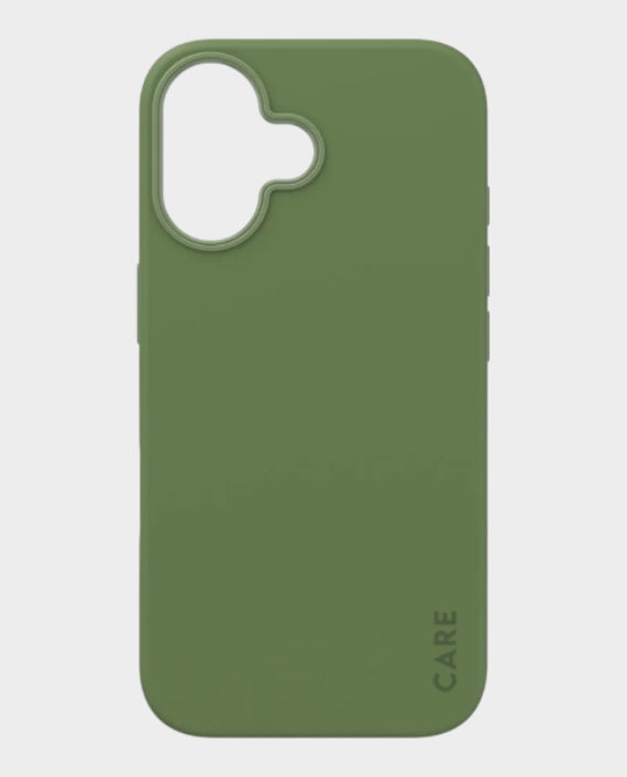 CARE by PanzerGlass Fashionable MagSafe Case for Apple iPhone 16 - Green