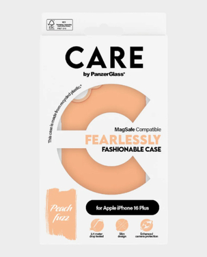 CARE by PanzerGlass Fashionable MagSafe Case for Apple iPhone 16 - Blue