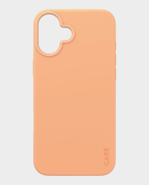 CARE by PanzerGlass Fashionable MagSafe Case | Apple iPhone 16 (Peach) in Qatar