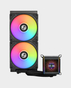 Lian Li Galahad AIO II LCD 280 ARGB Liquid CPU Cooler | 280mm Radiator | 2 x 140mm ARGB Fans | Asetek 8th Gen Pump | 2.88” IPS LCD | Pre-installed Design | 45° Rotary Fittings | L-Connect 3 Control - Black