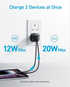 Anker 323 Mobile Charger |  33W | PD | USB-C to USB-C  | B2331K11- Black