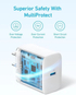 Anker 20W Mobile Charger with USB-C to USB-C Cable | 20W | Power Delivery Fast Charging | USB-C | B2347K21 - White