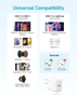 Anker 20W Mobile Charger with USB-C to USB-C Cable | 20W | Power Delivery Fast Charging | USB-C | B2347K21 - White