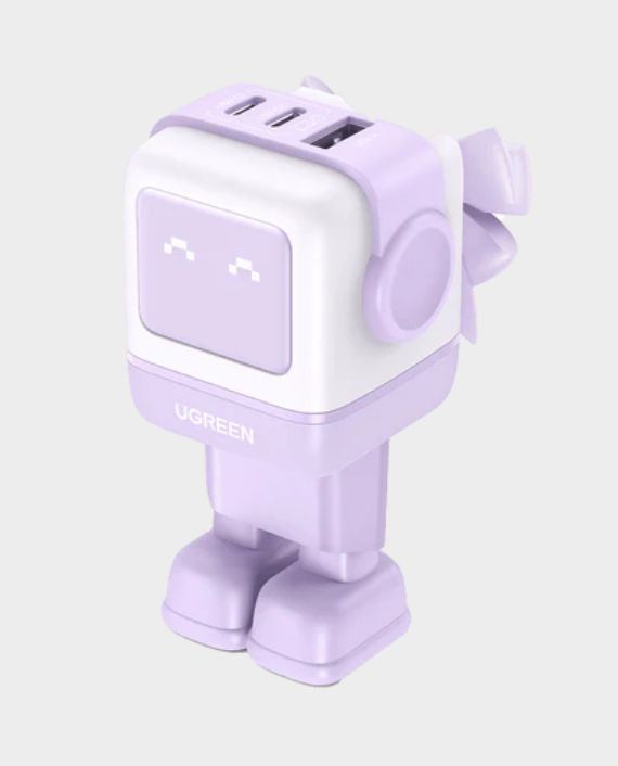 Ugreen Nexode RG | 65W | 3-Port Robot GaN Charger | CD361 - Purple