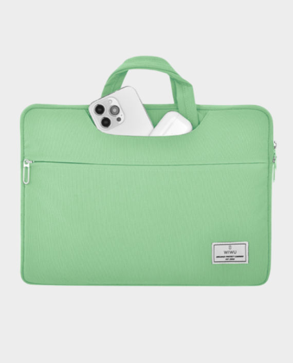 WiWU ViVi Laptop Handbag | 15.6-Inch | VHB15.6 - Mint Green