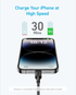 Anker 322 USB C to 6ft Lightning Cable A81B6H11 - Black