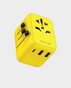 Green Lion 12W Universal Travel Adapter (Yellow) in Qatar