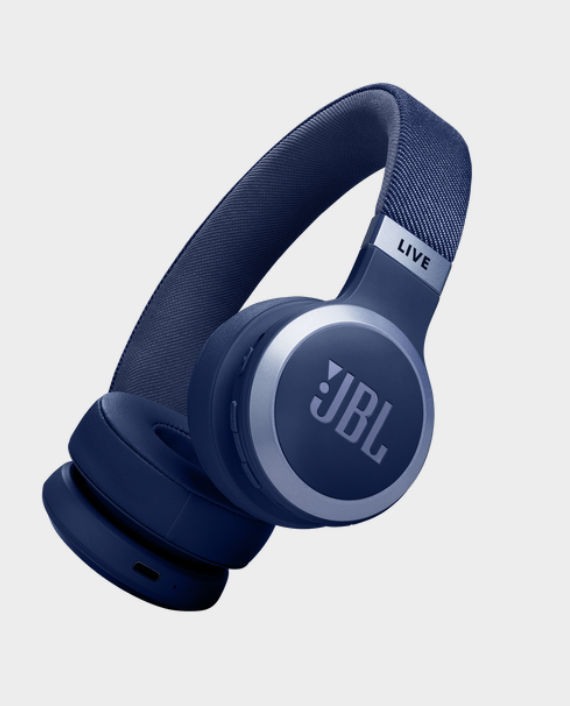 JBL Live 670NC Wireless On-Ear Headphones | Bluetooth 5.3 | ANC | Foldable - Blue