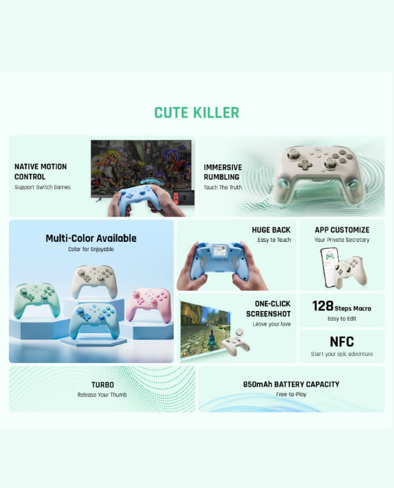 Buy BIGBIG WON CHOCO Gaming Controller | NFC | Bluetooth | 128 Macro ...