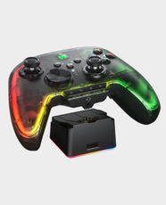 BIGBIG WON Rainbow 2 Pro Combo Wireless Gaming Controller with Charging Dock | ALPS Sticks & Hall Effect Triggers | RGB Lighting | GYROCON+ Technology - Black
