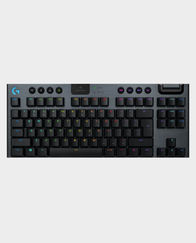 Logitech G915 TKL Clicky Wireless RGB Mechanical Gaming Keyboard (Carbon Black) in Qatar