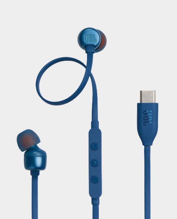 JBL Tune 310C USB-C Wired Hi-Res In-Ear Headphone - Blue