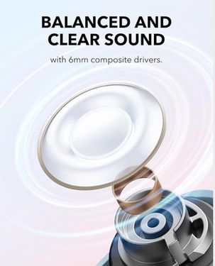 Anker Soundcore A30i Wireless Bluetooth Earbuds | Water Resistant IP54| ANC | Bluetooth 5.4 - Blue