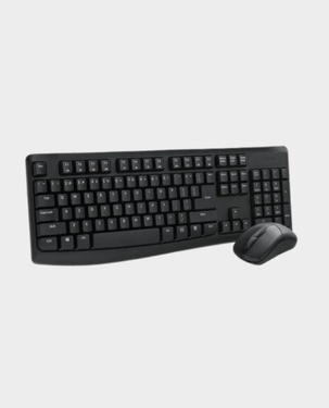 Rapoo X1800PRO Multi-Mode Wireless Keyboard | Laser carved keycap | High resolution 1000 DPI sensor Mouse - Black