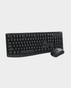 Rapoo X1800PRO Multi-Mode Wireless Keyboard | Laser carved keycap | High resolution 1000 DPI sensor Mouse - Black