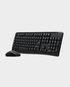 Rapoo X1800PRO Multi-Mode Wireless Keyboard | Laser carved keycap | High resolution 1000 DPI sensor Mouse - Black