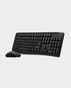 Rapoo X1800PRO Multi-Mode Wireless Keyboard | Laser carved keycap | High resolution 1000 DPI sensor Mouse - Black