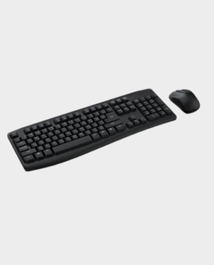 Rapoo X1800PRO Multi-Mode Wireless Keyboard | Laser carved keycap | High resolution 1000 DPI sensor Mouse - Black