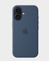 Apple Silicone Case with MagSafe for Apple iPhone 16 | MYY23 - Denim