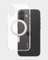CARE by PanzerGlass Feature Kickstand and MagSafe Transparent Case for Apple iPhone 16 - Silver