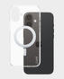 CARE by PanzerGlass Feature Kickstand and MagSafe Transparent Case for Apple iPhone 16 - Silver