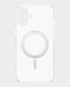CARE by PanzerGlass Feature Kickstand and MagSafe Transparent Case for iPhone 16 (Silver) in Qatar
