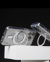 CARE by PanzerGlass Feature Kickstand and MagSafe Transparent Case for Apple iPhone 16 - Silver