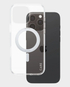 CARE by PanzerGlass Feature Kickstand and MagSafe Transparent Case for Apple iPhone 16 Pro - Silver