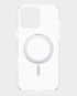 CARE by PanzerGlass Feature Kickstand and MagSafe Transparent Case for iPhone 16 Pro (Silver) in Qatar