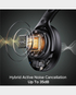 Boat Rockerz 551 Over Ear Bluetooth Headphones | Bluetooth | 35 dB ANC | Up to 100 Hours of Play Time | Adaptive HeadBand - Stellar Black