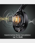 Boat Rockerz 551 Over Ear Bluetooth Headphones | Bluetooth | 35 dB ANC | Up to 100 Hours of Play Time | Adaptive HeadBand - Stellar Black