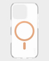 CARE by PanzerGlass Flagship Peachy MagSafe Case for iPhone 16 Pro (Transparent) in Qatar