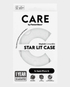 CARE by PanzerGlass Flagship Star Lit W. White MagSafe Case for Apple iPhone 16 - Transparent