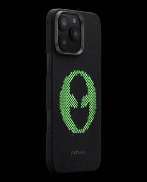 Pitaka MagEZ Aries Tactile Woven Case for Apple iPhone 16 Pro - Alien