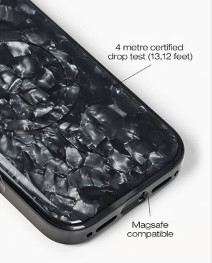 Ideal of Sweden MagSafe Pearlized Case for Apple iPhone 16 - Black