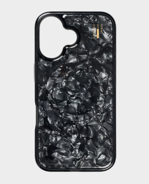 Ideal of Sweden MagSafe Pearlized Case for iPhone 16 (Black) in Qatar
