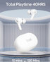 Boat Airdopes 71 TWS | 40 Hours of Playback | IPX4 | 50ms Low Latency Gaming - Frost White