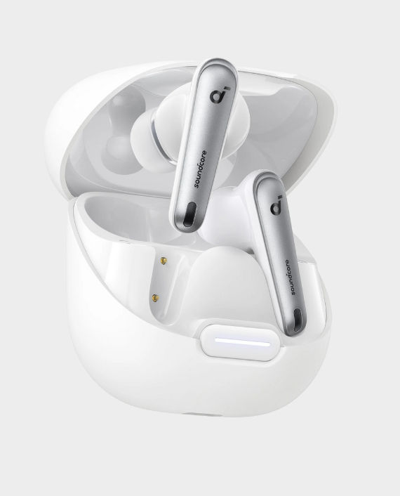 Anker Soundcore Liberty 4 NC True Wireless Earbuds | Adaptive ANC 2.0 | IPX4 Water Resistant | Bluetooth 5.3 | Wireless Charging | A3947H21 - White