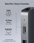 Anker 547 7-In-2 USB-C Hub  for MacBook | 100W Power | USB-C, USB-A, HDMI, SD, microSD | A8371HA1 - Gray