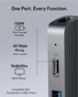Anker 547 7-In-2 USB-C Hub  for MacBook | 100W Power | USB-C, USB-A, HDMI, SD, microSD | A8371HA1 - Gray